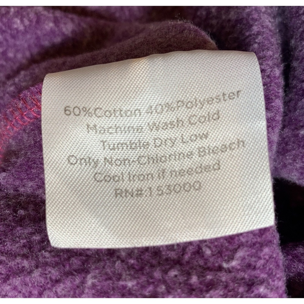 Ivory Ella Mauve & Purple Elephant Sweatshirt Women's Size Small - 237 - Picture 9 of 11